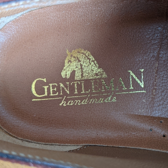 Gentleman Handmade Derby Dress Shoe (Size 11.5-12) - Picture 3 of 6